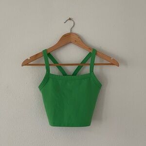 Wild Fable Butter Bliss Crop Tee Green Cropped Tank XXS
